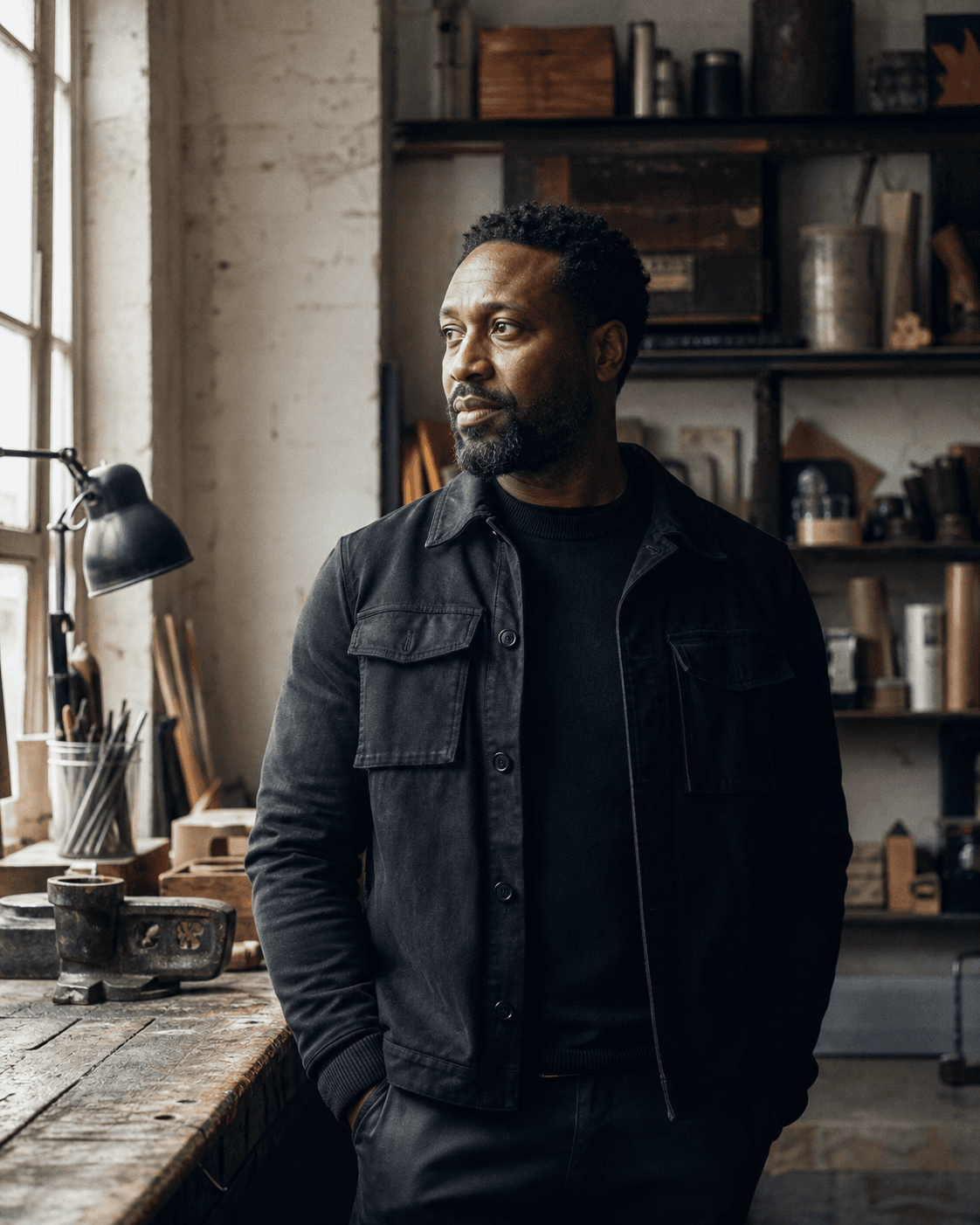 Tunde Cole in a quiet working environment